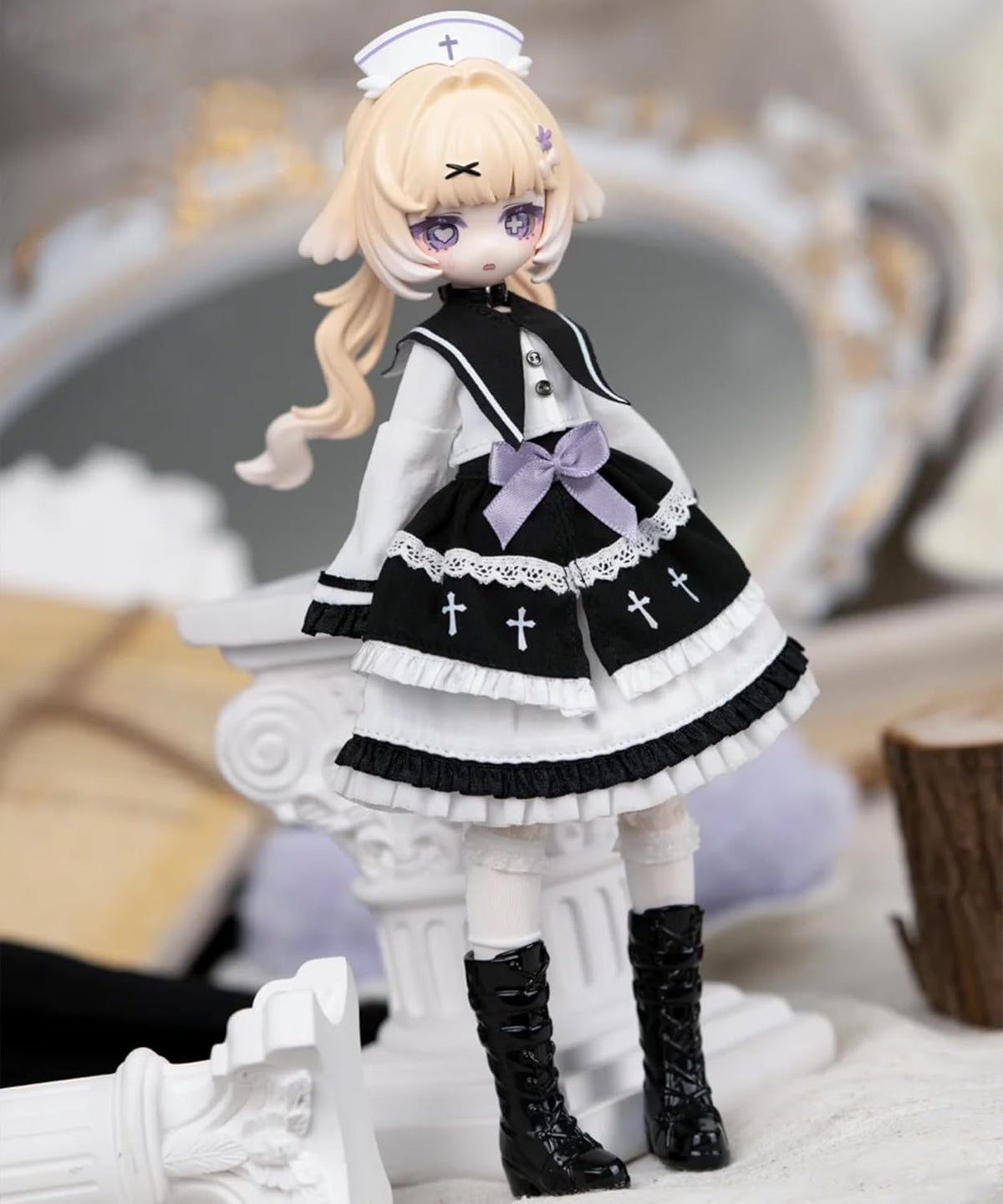 CALEMBOU Caja ciega BJD de 1/8, Meki Oblivion's Luminaria Series Muñeca decorativa articulada con bola, figura articulada de vestir, modelo coleccionable para cumpleaños, 1 caja al azar
