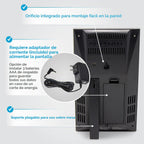 AcuRite Pronosticador digital vertical del tiempo con temperatura interior
