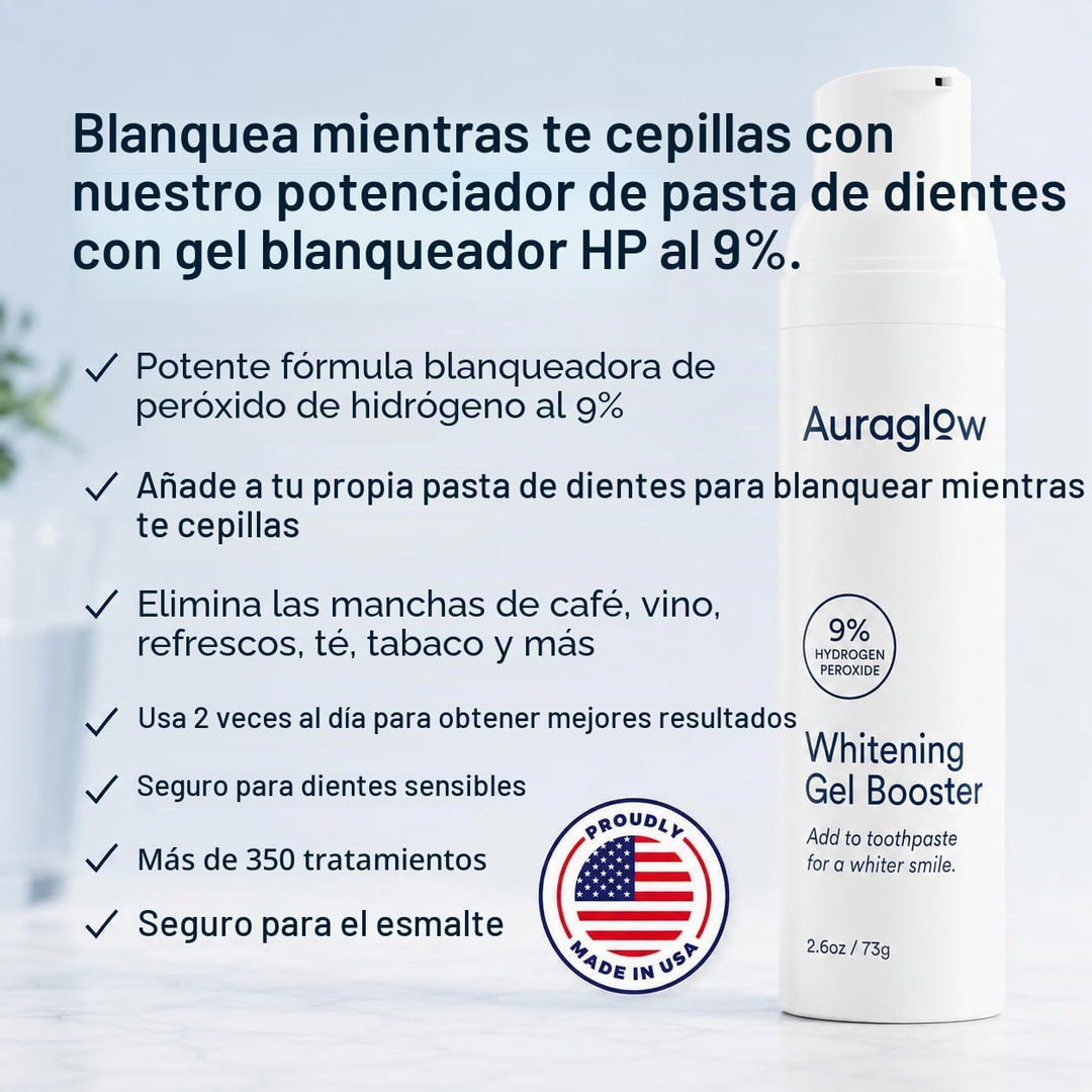 Auraglow Pasta Dental Blanqueadora Potenciadora, Agregar a la Pasta...
