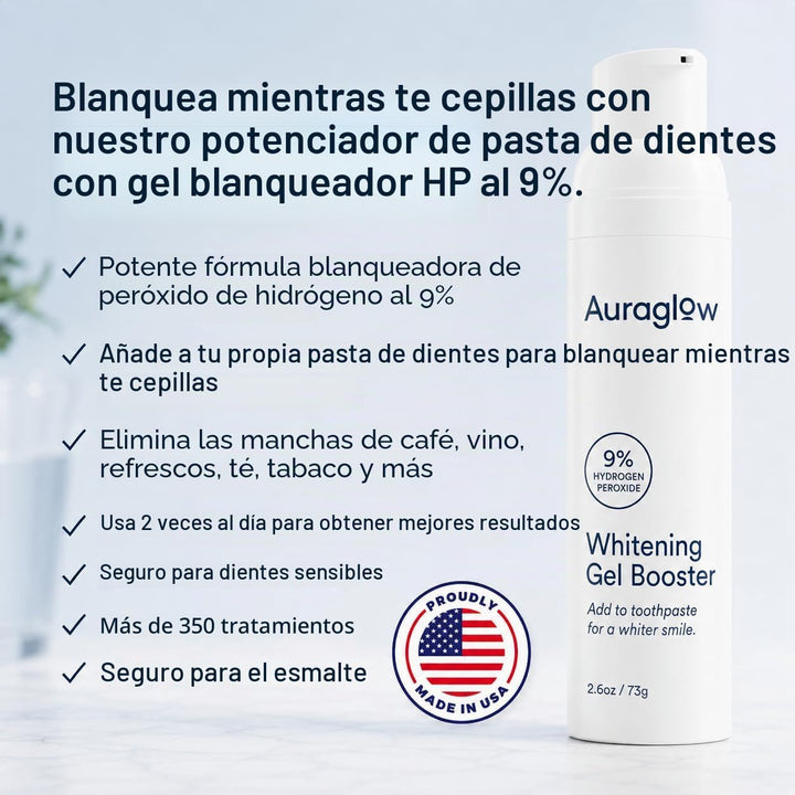 Auraglow Pasta Dental Blanqueadora Potenciadora, Agregar a la Pasta...