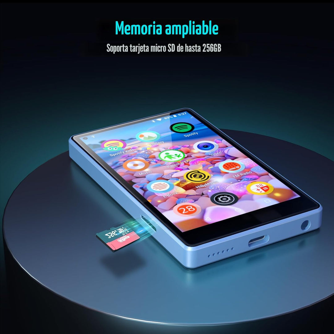 Reproductor de MP3 para niños con Spotify, controles parentales, Sp...