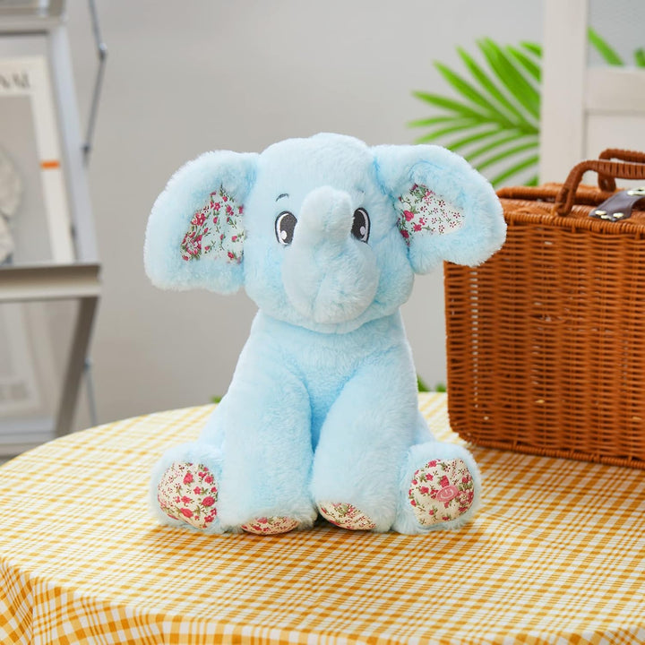 BSTAOFY Juguete de peluche suave de elefante iluminado con luces LE...