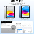 Funda infantil para iPad (A16) de 11ª generación de 11 pulgadas 2025, iPad de 10.9 pulgadas 2022 con protector de pantalla integrado, duradero, a prueba de golpes, ligera, con mango para i Pad