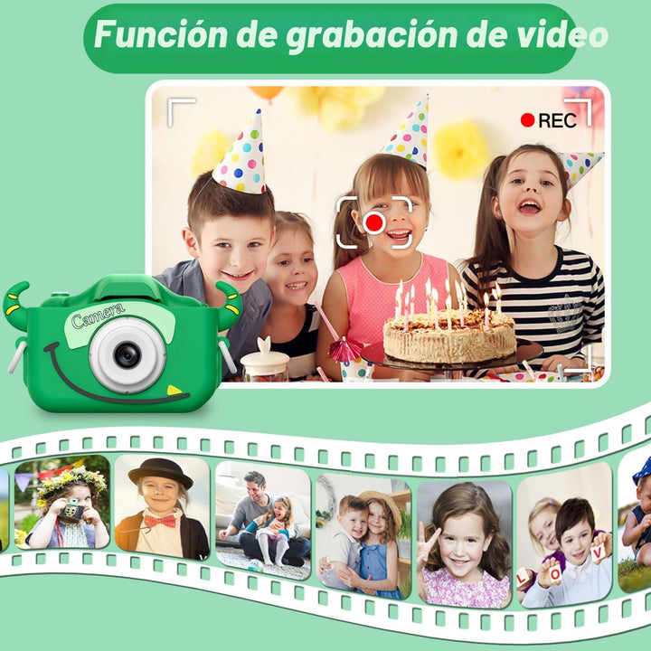 Goopow Juguetes de Cámara para Niños de 3-8 Años Niñas y Niños, Vid...