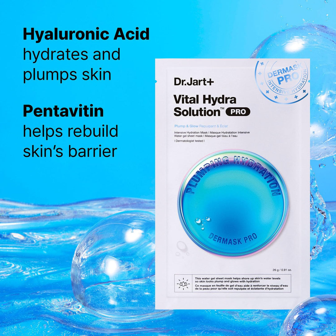 Dr.Jart+ Dermask Vital Hydra Solution Glow Mascarilla facial corean...