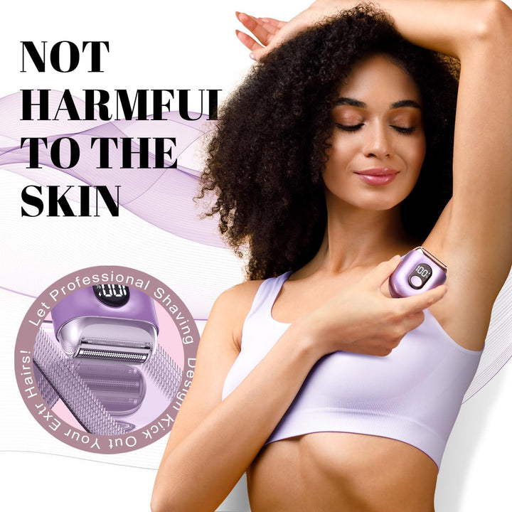 Afeitadora eléctrica inalámbrica para mujer: mini maquinillas de af...