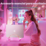 Soporte vertical acrílico para computadora de escritorio, base invi...