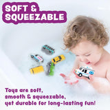 Tub Works Vehicles - Juguetes de baño sin moho para coches