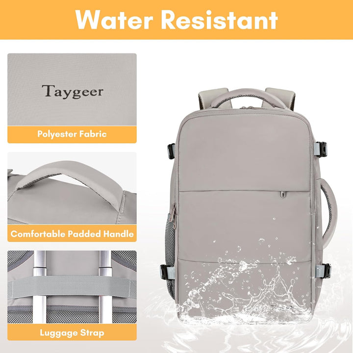 Taygeer Mochila para laptop para mujer, mochila para artículos esen...