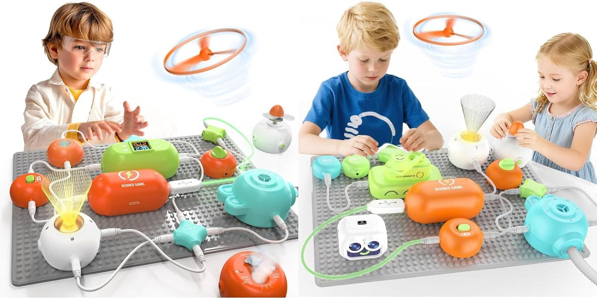 Kits de ciencia para niños: kits STEM para niños, kit de exploración de electrónica, más de 420 proyectos, 35 piezas de circuito y 320 proyectos, 16 piezas de circuito