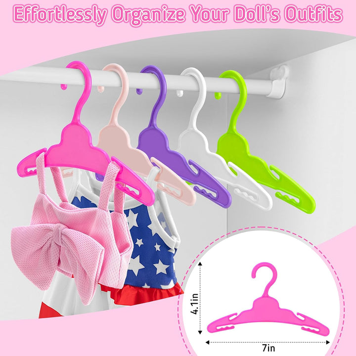 Zecckige Ropa de muñeca de 18 pulgadas y accesorios para muñecas am...