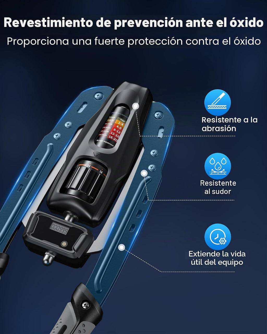 Merach Twister Entrenador de Antebrazos, 22-440 lb Potenciador Hidráulico de Fuerza | Expansor de Pecho Ajustable para Casa, Equipo de Fitness para Entrenamiento de Músculos del Hombro, Fortalecedor de Brazos para Ejercicio