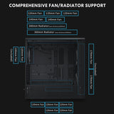 Lian Li LANCOOL 217 INF Mid-Tower ATX Funda para PC, color negro (L...