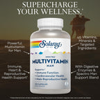 SOLARAY Spectro Multivitamínico para hombres, energía celular