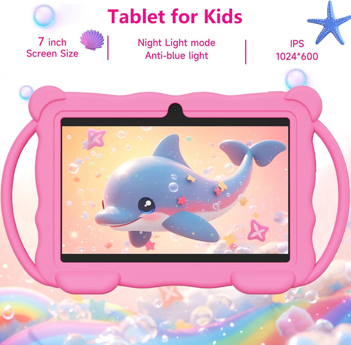 Vyrolinia Tablet para niños de 7 pulgadas, Android 14.0 para niños...