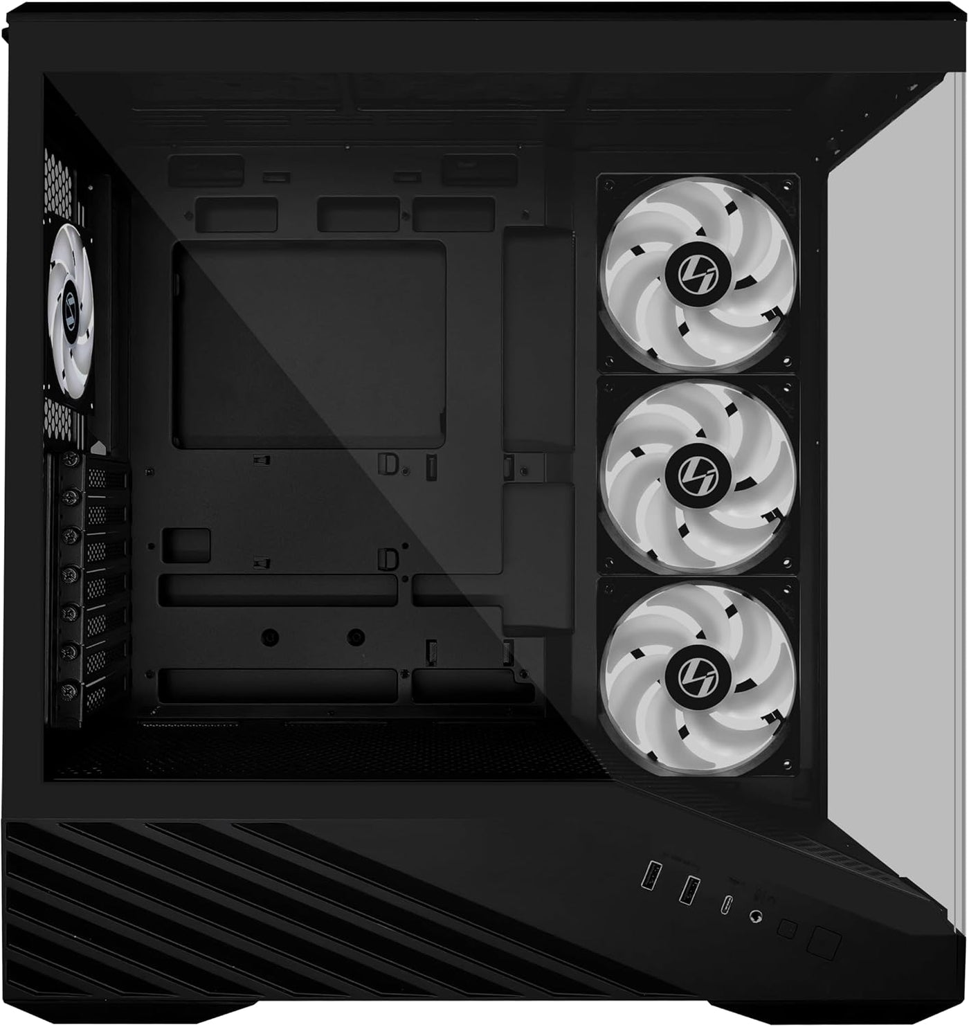 Lian Li V100 ATX Carcasa de PC de Torre Media, 4 x 120mm Ventilador...