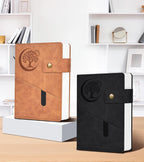 Cuaderno rayado de 8.5 x 11 pulgadas, 366 páginas, diario de cuero