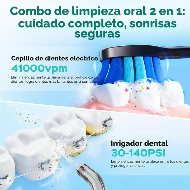 COSLUS C51C30 - Cepillo de dientes eléctrico para irrigador de agua...