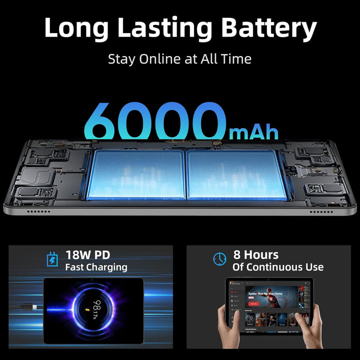 Tablet mejorada 2026 de 10 pulgadas, tableta Android 16, procesador...