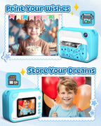 Cámara de impresión instantánea para niños, cámara de impresión