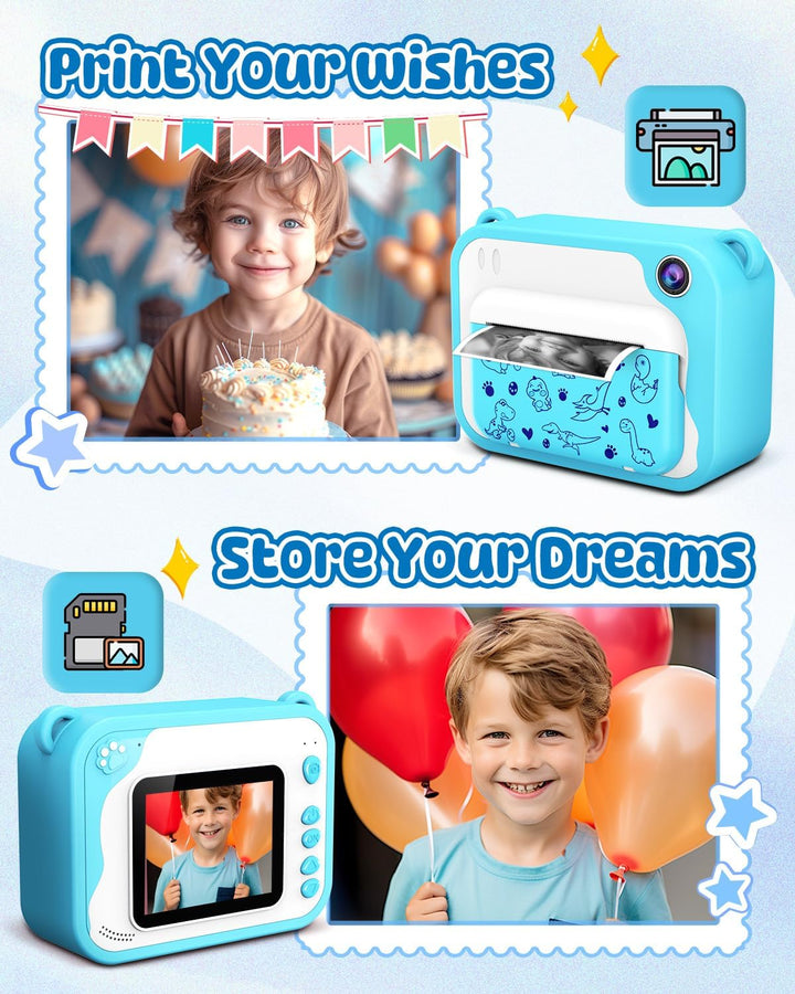Cámara de impresión instantánea para niños, cámara de impresión ins...