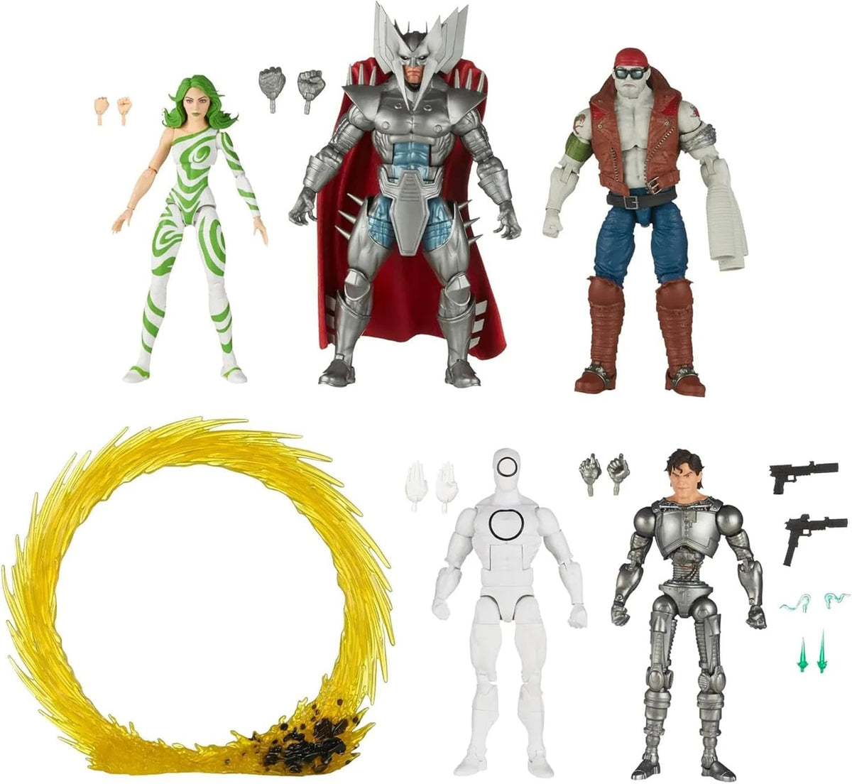 Marvel Hasbro Legends Series: X-Men Villains, juego de figuras de acción de 60 aniversario, figuras de acción de 6 pulgadas, multicolor
