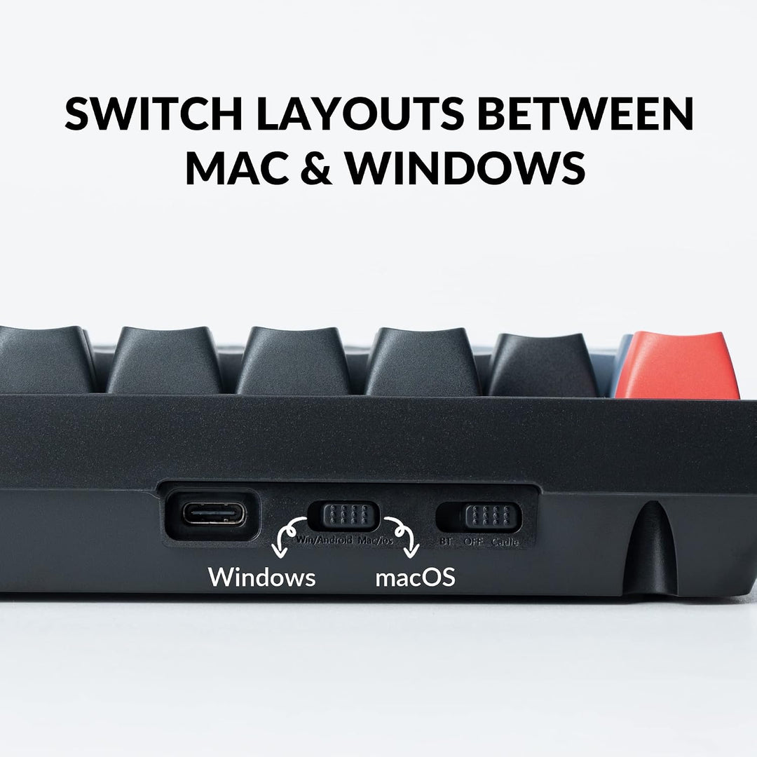 Keychron K10 Pro Teclado Mecánico Inalámbrico Personalizable, QMK\/...