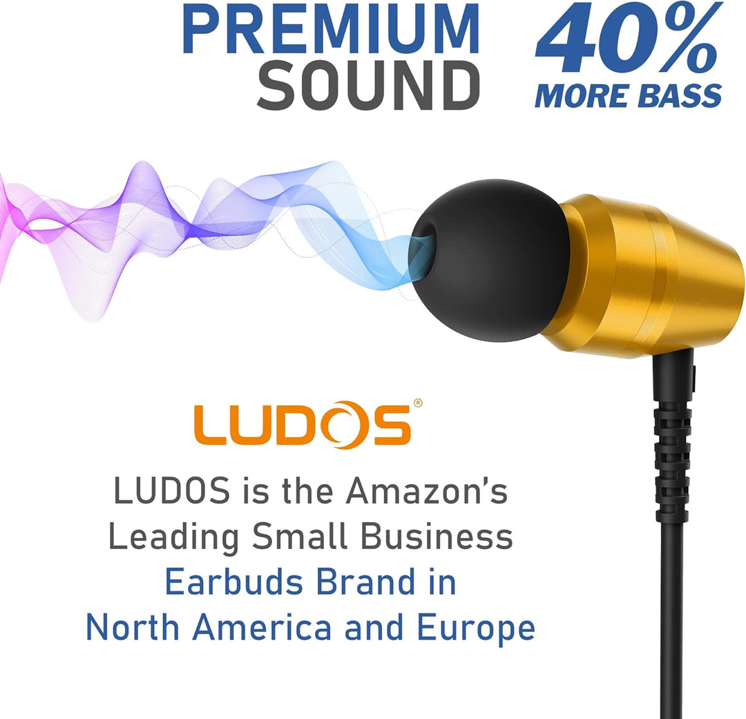 LUDOS OMNITONE - Auriculares USB C para iPhone 17 16 15 Pro Max Plu...