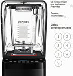 Blendtec Stealth 885 - Licuadora comercial, tarro WildSide+, carcasa de sonido Blendtec Stealth, potencia de grado comercial más fuerte, autolimpieza, 42 ciclos preprogramados, color negro