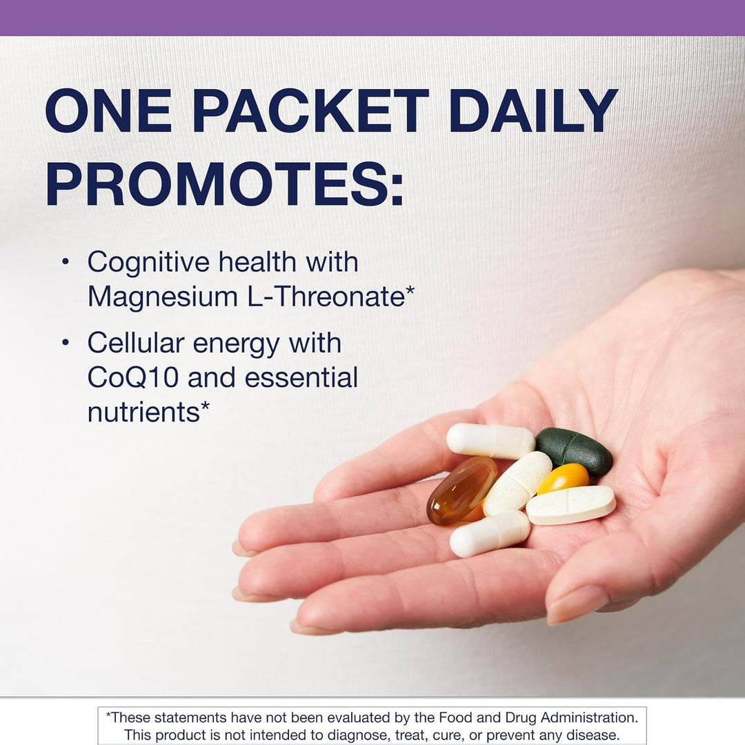 Metagenics Wellness Essentials Brain Health - Paquetes multivitamín...