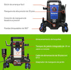 Westinghouse ePX3500 - Lavadora a presión eléctrica, 2500 PSI máx. 1.76 GPM máximo con tecnología antivuelco, tanque de jabón a bordo, varita de acero profesional, juego de 5 boquillas, para coches