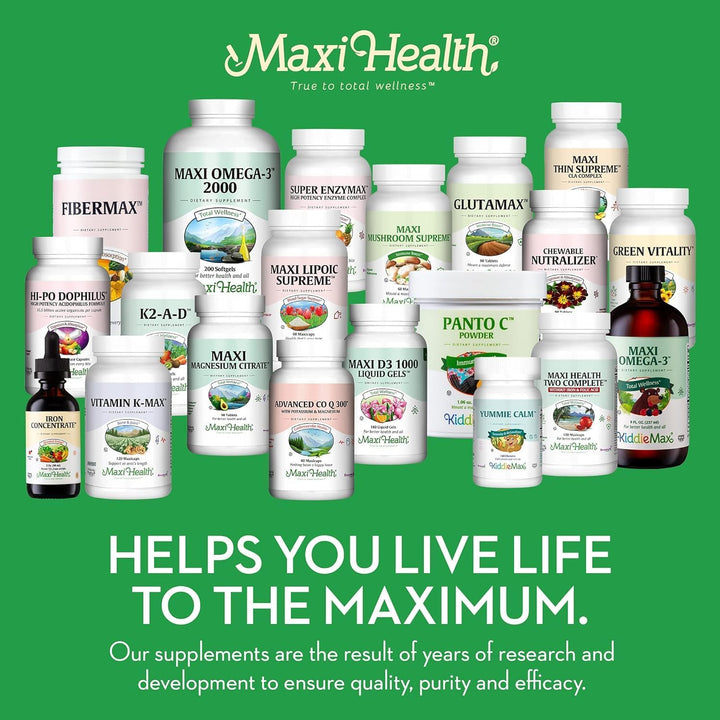 Maxi Health Masticable - Multivitamínico para hombres y mujeres - A...