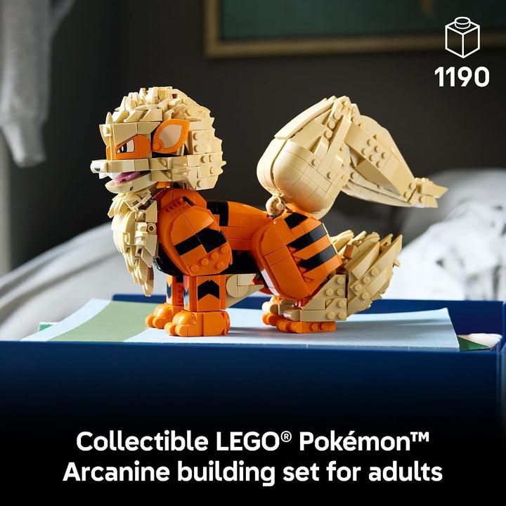 LEGO Pokémon Arcanine 72160 | Juego de construcción coleccionable p...