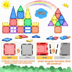Coodoo Juguetes para niños, juego de azulejos magnéticos