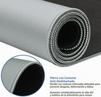 Alfombrilla de mouse grande extendida para juegos con bordes cosidos, 47.3