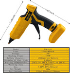 Pistola de pegamento caliente inalámbrica de 100 W compatible con batería