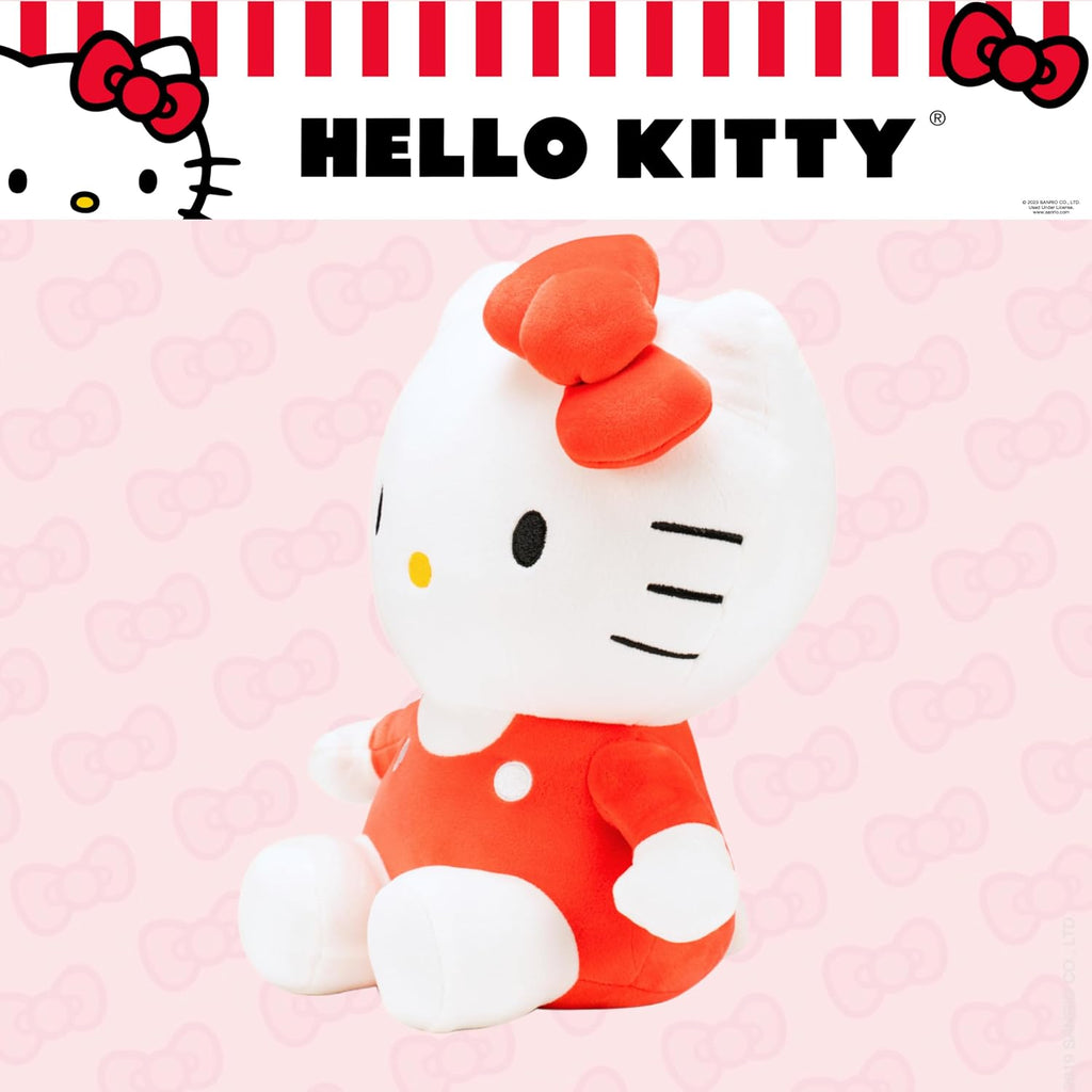 Franco Calm - Almohada ponderada de peluche Hello Kitty Bedding de 3 libras, suave y acogedora almohada Sanrio para mayor comodidad (producto oficial)
