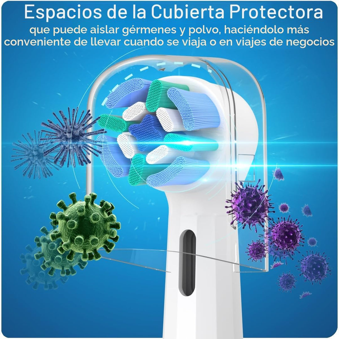 Paquete de 8 cabezales de cepillo de dientes de repuesto compatible...