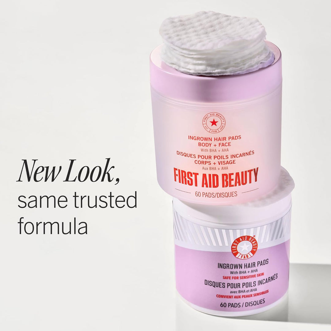 Almohadillas para el cabello encarnadas de First Aid Beauty, tratam...
