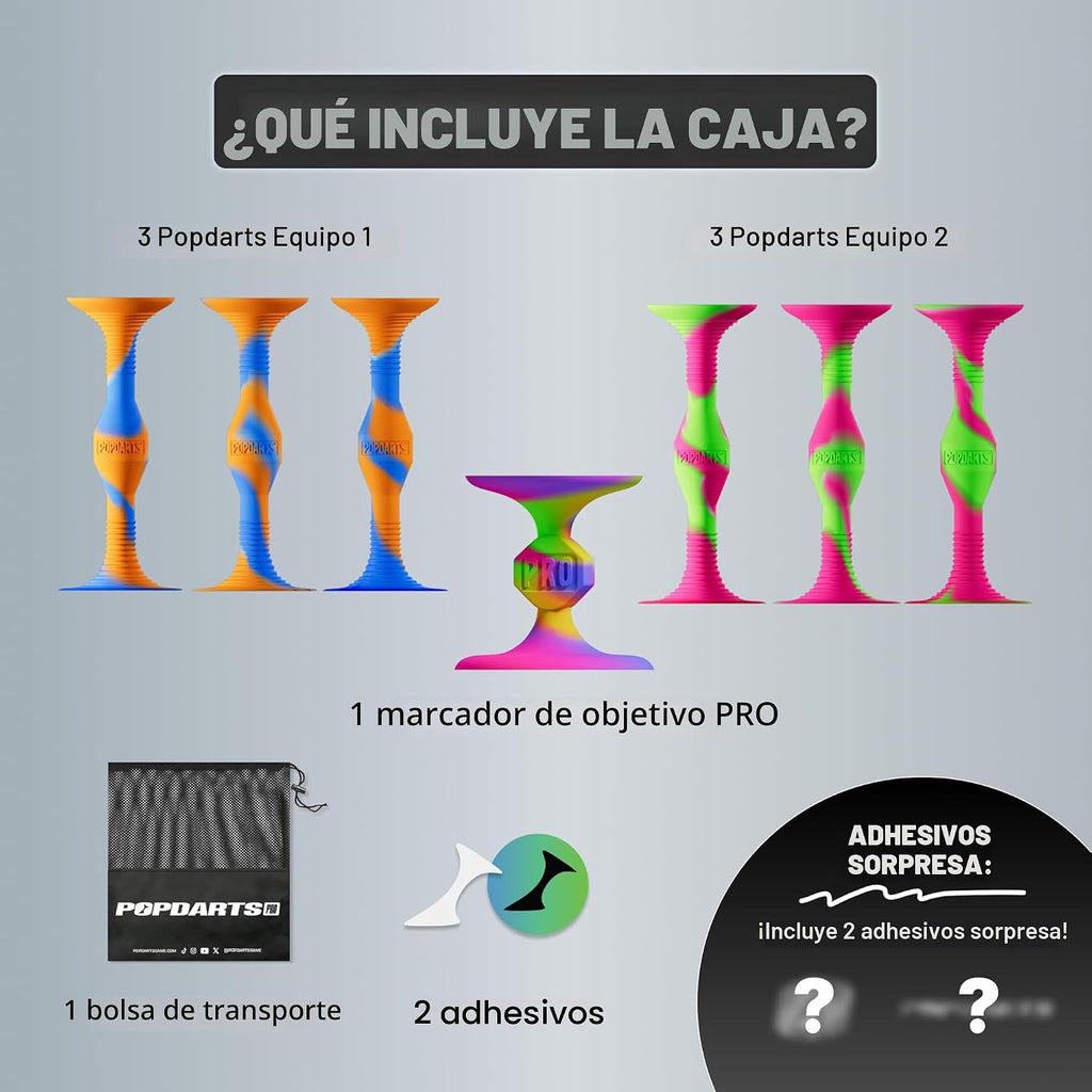 Popdarts PRO Pack Juego, Neón