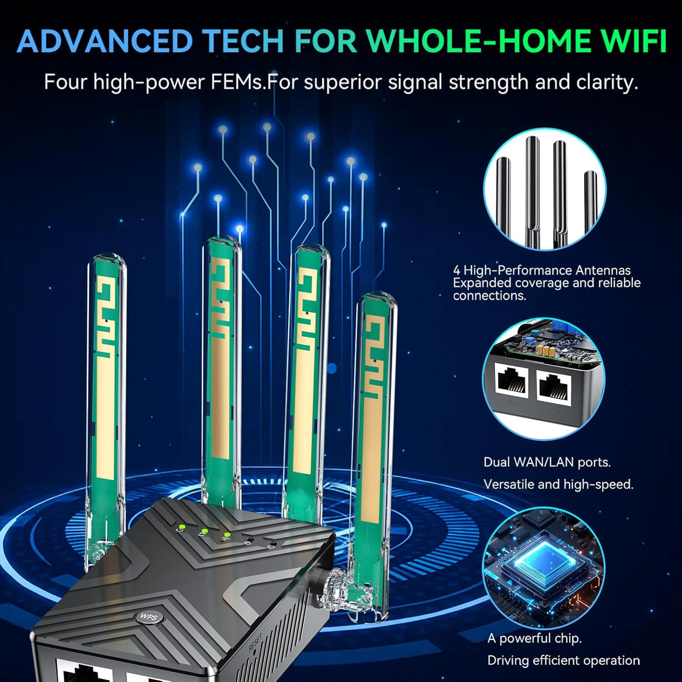 2026 WiFi Extender Signal Booster for Home, 8X Faster Long Range In...