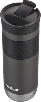 Contigo - Taza de viaje con aislamiento y con Snapseal (cierre por presión), 20 onzas fluidas, diseño saque, maíz azul, con asa
