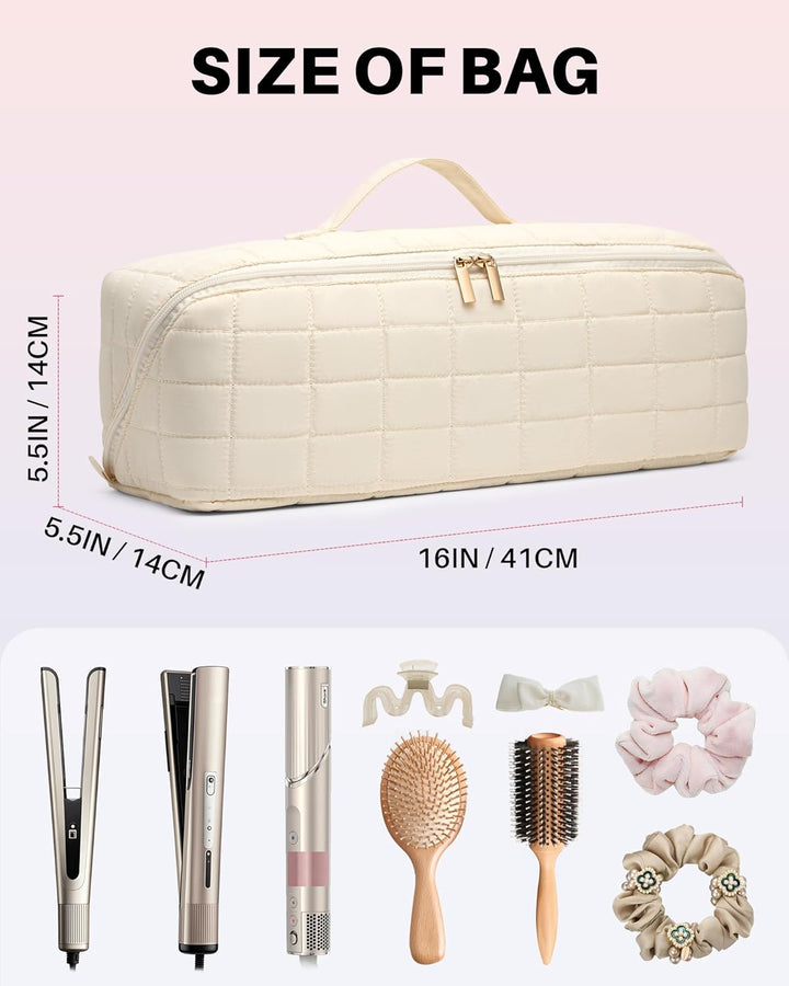 Noldena Hot Tools - Estuche de viaje con bolsa resistente al calor,...