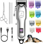 Cortapelos inalámbricos recargables para perros para el aseo de pelo grueso