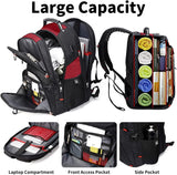 SHRRADOO Mochila de viaje extragrande para laptop de 50L con puerto...