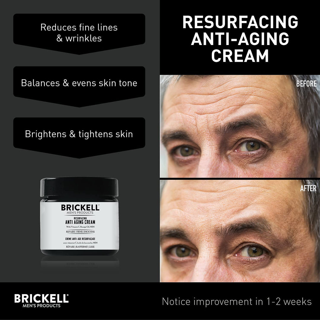 Brickell Men's Products Crema facial antienvejecimiento rejuven...