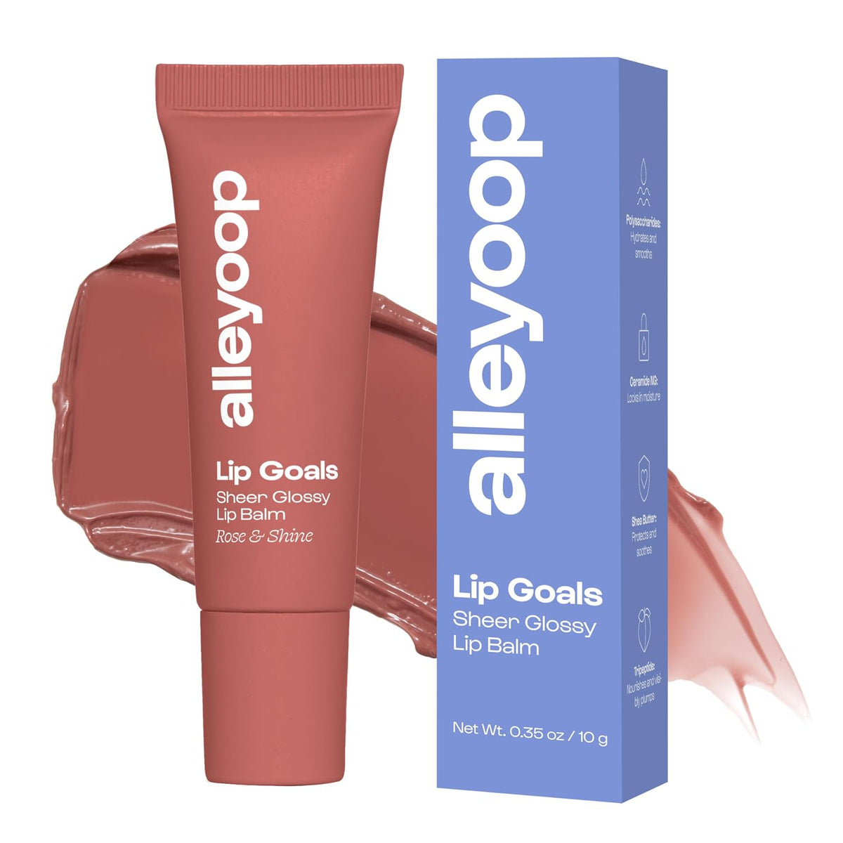 Alleyoop Objetivos labiales: bálsamo labial hidratante para mujeres...