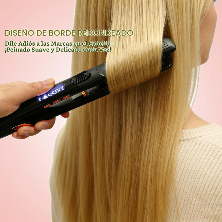 MBHAIR Flat Iron Hair Straightener Curler 2 in 1,Ceramic 1\u2033 In...