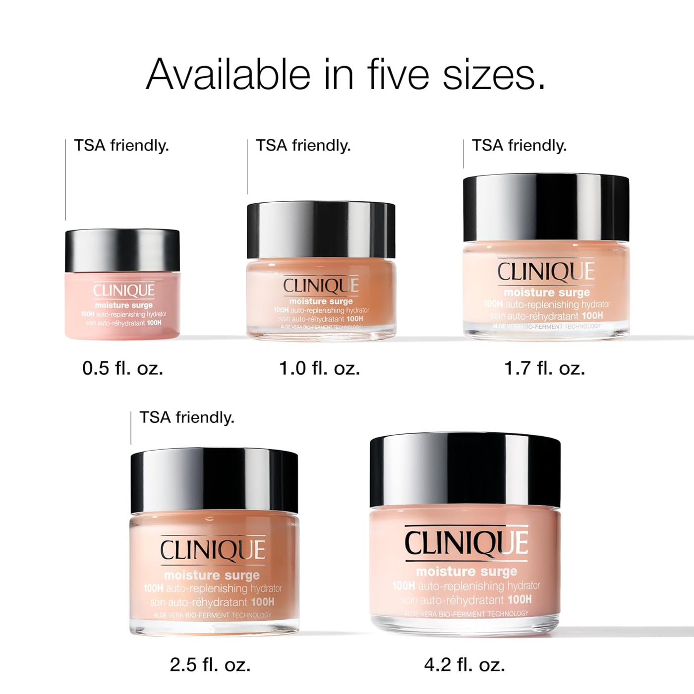 Clinique Moisture Surge 100H - Hidratante de reposición automática...