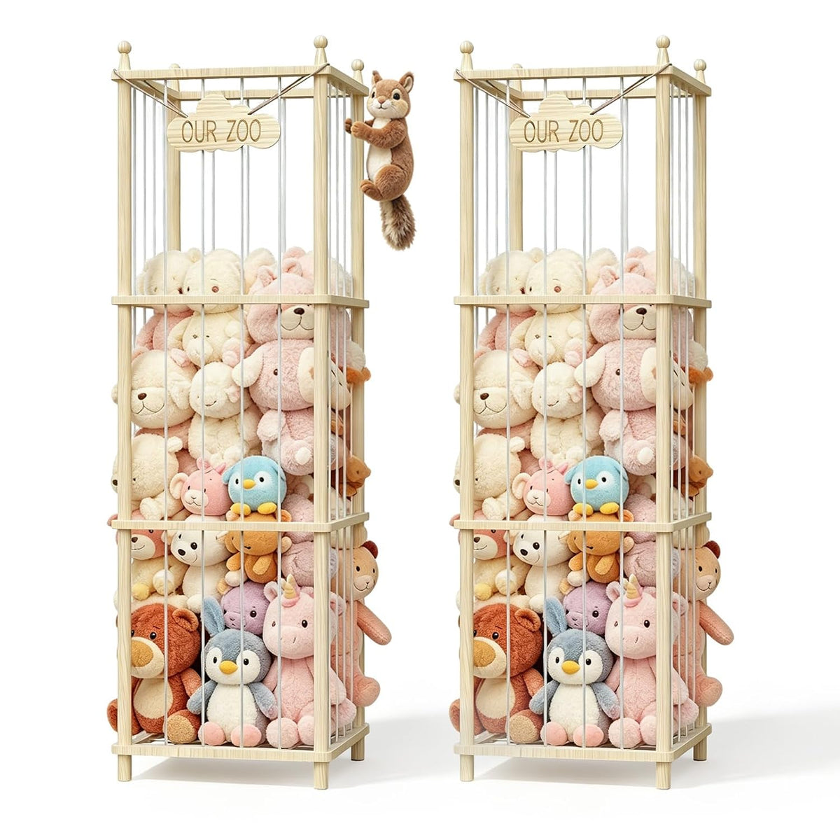 Animales de peluche Zoológico Torre